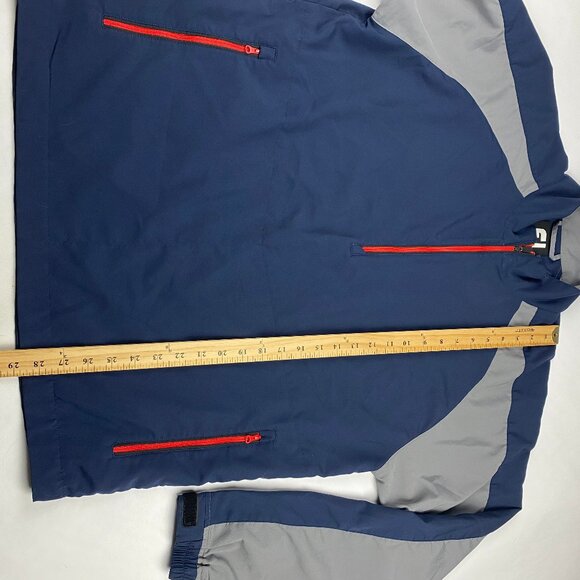 Footjoy FJ Mens Golf Jacket Blue and Gray Size Large - Flaw - Picture 9 of 16